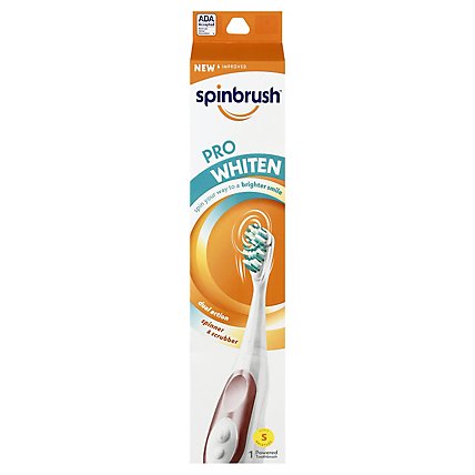 ARM & HAMMER Spinbrush Toothbrush Pro Whitening Powered Soft - Each - Image 3