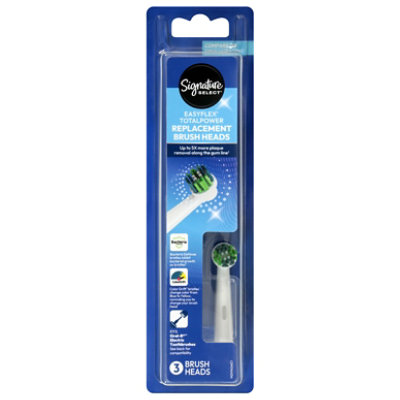 Signature Select/Care Easyflex Toothbrush Heads Replacement - 3 Count - Image 3