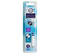 Signature Care Easyflex Toothbrush Heads Replacement - 3 Count
