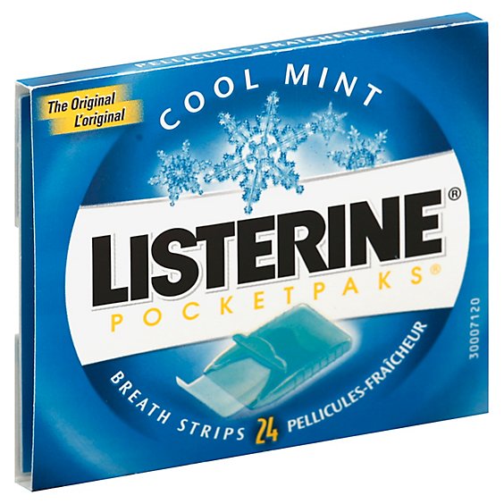 Listerine Pocketpaks Cool Mint - 24 Count