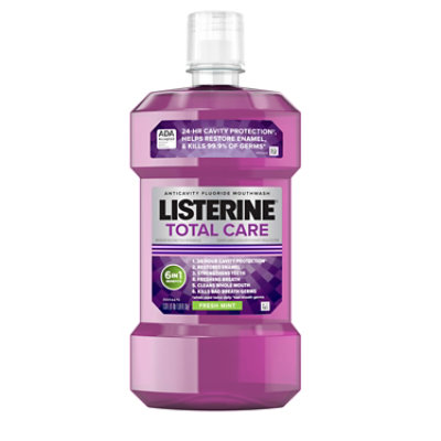 LISTERINE Total Care Mouthwash Anticavity Fresh Mint - 1 Liter - Image 1