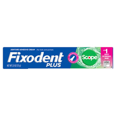 Fixodent Plus Scope Secure Denture Adhesive - 2 Oz - Image 7