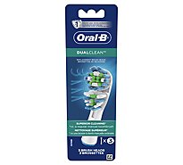 Oral-B Dual Clean Replacement Electric Toothbrush Head - 3 Count