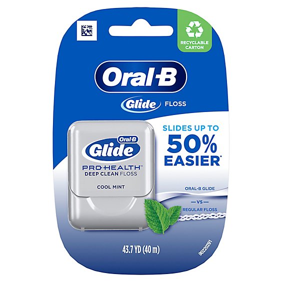 Oral-B Glide Pro Health Deep Clean Dental Floss Cool Mint - Each