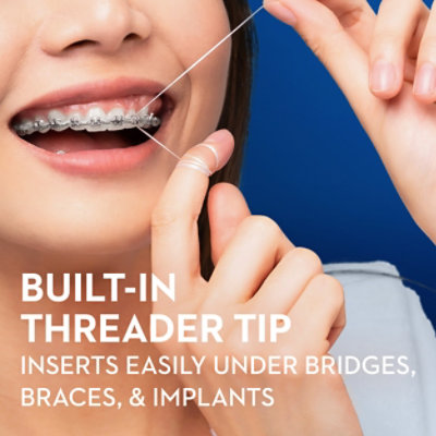 Oral-B Glide Pro-Health Bridges Braces and Implants Threader Dental Floss - 30 Count - Image 4