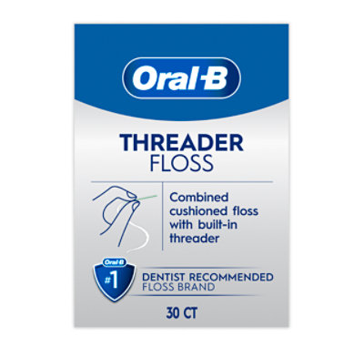 Oral-B Glide Pro-Health Bridges Braces and Implants Threader Dental Floss - 30 Count - Image 8