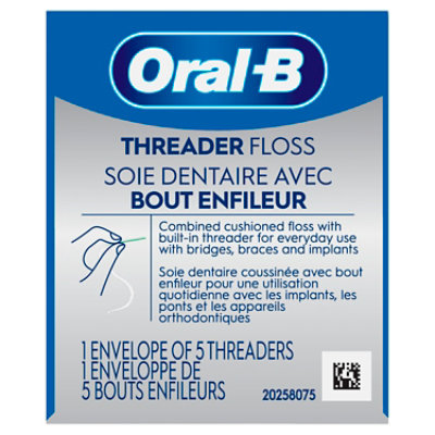 Oral-B Glide Pro-Health Bridges Braces and Implants Threader Dental Floss - 30 Count - Image 7