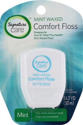 Signature Select/Care Dental Floss Waxed Comfort Mint 54.7 Yards - Each - Image 2