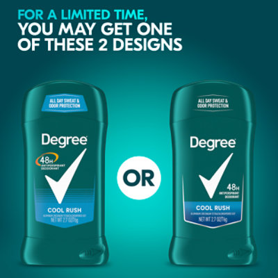 Degree Men Original Cool Rush Antiperspirant Deodorant - 2.7 Oz - Image 5