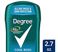 Degree For Men Dry Protection Anti-Perspirant Stick Cool Rush - 2.7 Oz