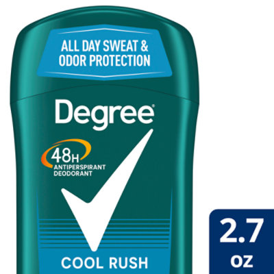  Degree For Men Dry Protection Anti-Perspirant Stick Cool Rush - 2.7 Oz 