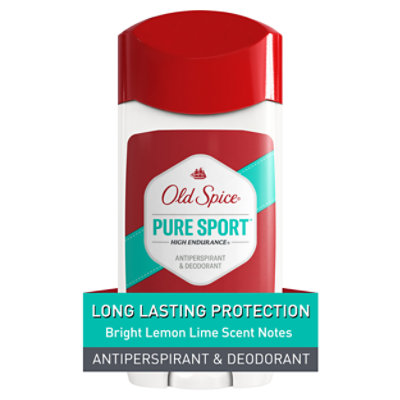 Old Spice High Endurance Anti Perspirant & Deodorant For Men Pure Sport - 3 Oz