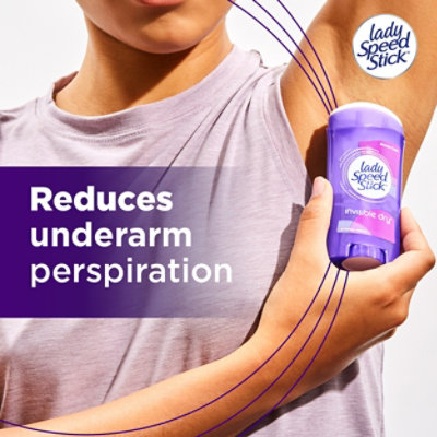 Lady Speed Stick Antiperspirant Deodorant Invisible Dry Shower Fresh - 2.3 Oz - Image 3