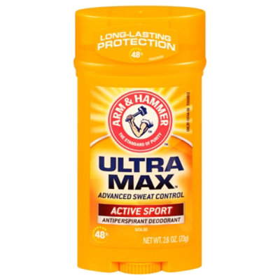 ARM & HAMMER UltraMax Active Sport Solid Stick Deodorant - 2.6 Oz - Image 3