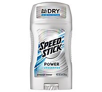 Speed Stick Antiperspirant Deodorant Unscented - 3 Oz