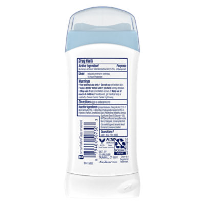Dove Invisible Solid Original Clean Antiperspirant Deodorant Stick - 2.6 Oz - Image 6