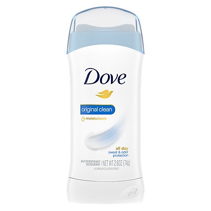 Dove Invisible Solid Original Clean Antiperspirant Deodorant Stick - 2.6 Oz - Image 2
