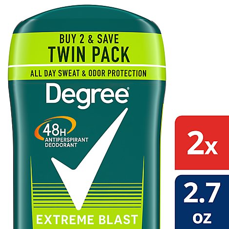 Degree For Men Dry Protection Anti-Perspirant Stick Extreme Blast - 2-2.7 Oz