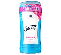 Secret Invisible Solid Antiperspirant and Deodorant Powder Fresh Twin Pack - 2-2.6 Oz