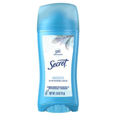 Secret Invisible Solid Unscented Antiperspirant and Deodorant - 2.6 Oz - Image 8