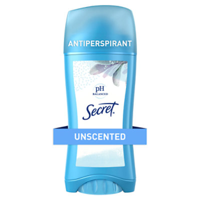 Secret Invisible Solid Unscented Antiperspirant and Deodorant - 2.6 Oz - Image 1