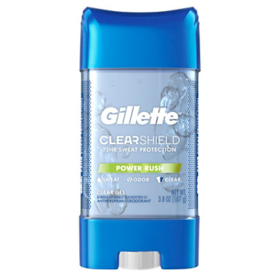 Gillette Antiperspirant Deodorant Clear Gel Power Rush - 3.8 Oz - Image 8