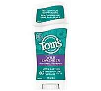 Toms of Maine Deodorant Long Lasting Wild Lavender - 2.25 Oz
