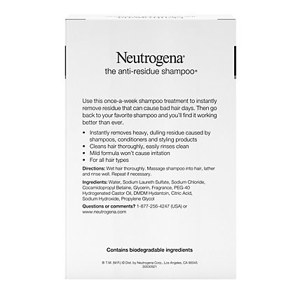Neutrogena Anti-Residue Shampoo - 6 Fl. Oz. - Image 5