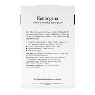 Neutrogena Anti-Residue Shampoo - 6 Fl. Oz. - Image 5