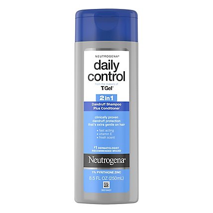 Neutrogena Daily Control 2 In 1 Dandruff Shampoo Plus Conditioner - 8.5 Fl. Oz. - Image 1