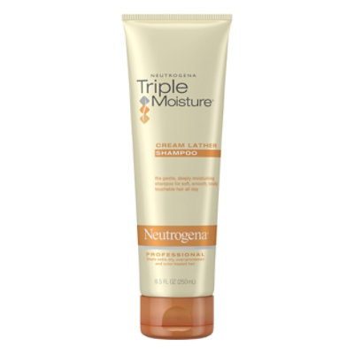 Neutrogena Triple Moisture Shampoo Cream Lather - 8.5 Fl. Oz.