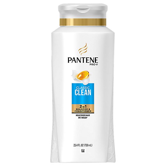 Pantene Pro V Shampoo & Conditioner 2 in 1 Classic Clean - 25.4 Fl. Oz.