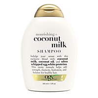 OGX Nourishing Plus Coconut Milk Moisturizing Hair Shampoo - 13 Fl. Oz. - Image 2