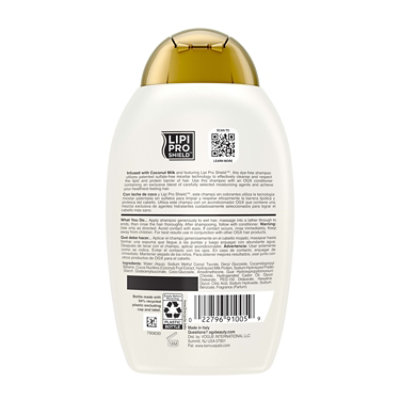 OGX Nourishing + Coconut Milk Shampoo - 13 Fl. Oz. - Image 5