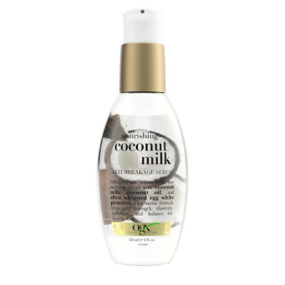 OGX Nourishing + Coconut Milk Anti-Breakage Serum 4 Fl. Oz. - Image 2