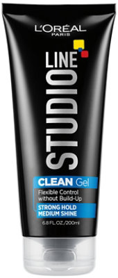 L'Oreal Paris Studio Line Clear Minded Clean Gel - Strong Hold - 6.8 Fl. Oz. - Image 1
