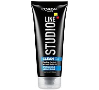 LOreal Paris Studio Line Clear Minded Strong Hold Clean Gel - 6.8 Oz