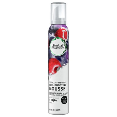 Herbal Essences Mousse Totally Twisted Curl Boosting Strong With Berry Essence - 6.8 Oz