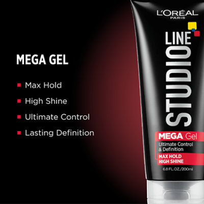 L'Oreal Paris Studio Line Head Lock Mega Gel - Extreme Hold - 6.8 Fl. Oz. - Image 3