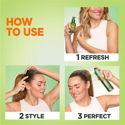 Garnier Fructis Style Sleek & Shine Anti-Humidity Hairspray Ultra Strong Hold - 8.25 Oz - Image 2