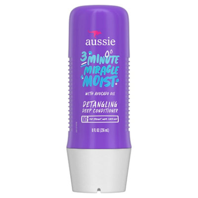 Aussie Paraben-Free Miracle Moist 3 Minute Miracle w/ Avocado for Dry Hair Repair - 8 Fl. Oz. - Image 2