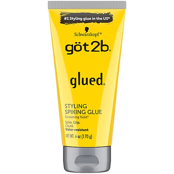 Got2b Glued Styling Spiking Hair Gel - 6 Oz