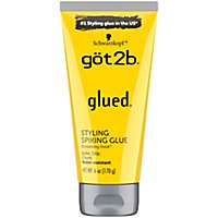 Got2b Glued Styling Spiking Hair Gel - 6 Oz - Image 1