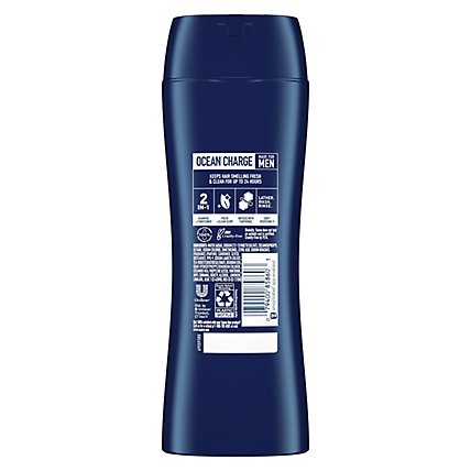 Suave Men Shampoo + Conditioner 2 In 1 Ocean Charge - 12.6 Fl. Oz. - Image 3