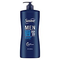Suave Men Shampoo + Conditioner 2 In 1 Ocean Charge - 28 Fl. Oz. - Image 2