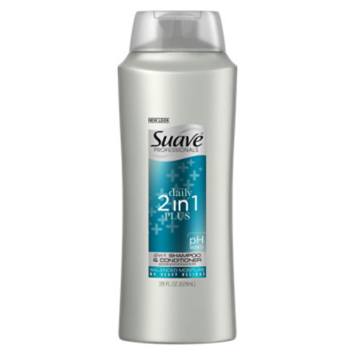 Suave Professionals 2 In 1 Shampoo and Conditioner Plus - 28 Fl. Oz. - Image 2