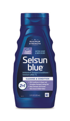 Selsun Blue 2-In-1 Dandruff Shampoo - 11 Fl. Oz.
