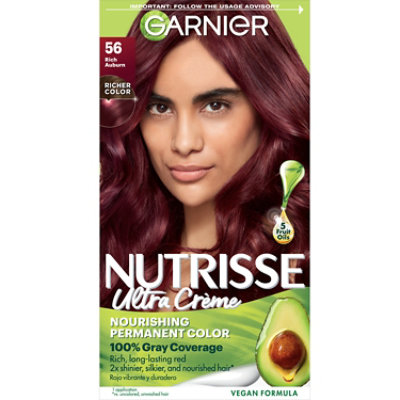 Garnier Nutrisse Nourishing Hair Color Creme 56 Medium Reddish Brown (Sangria) Kit - Each - Image 1