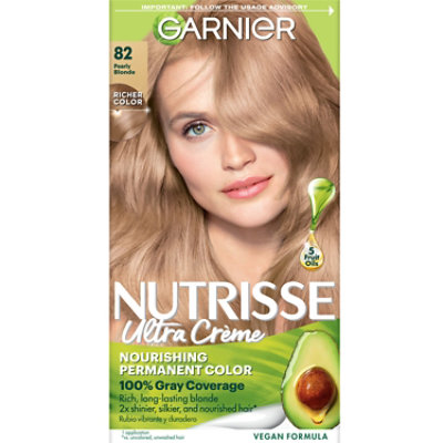 Garnier Nutrisse Nourishing Hair Color Creme 82 Champagne Blonde (Champagne Fizz) Kit - Each - Image 1