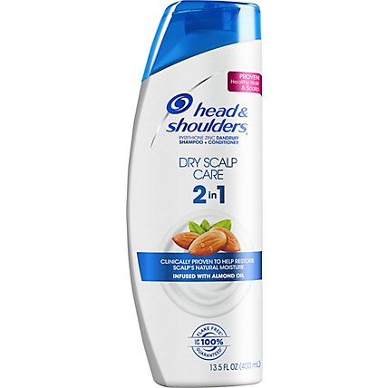 Head & Shoulders Dry Scalp Care Anti Dandruff 2 in 1 Shampoo + Conditioner - 13.5 Fl. Oz. - Image 2